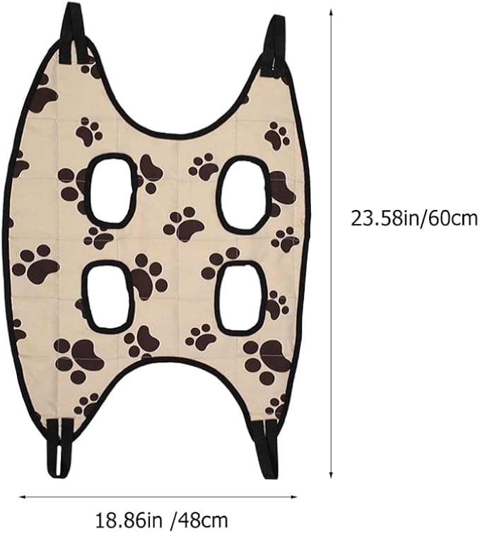 balacoo Cat Grooming Hammock for Nail Trimming Pet Sling for Grooming Cats and Dogs Comfortable and Sturdy Design Oxford Cloth