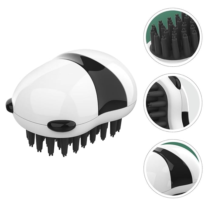 Pet Bath Brush Dog Grooming Brush Soft Rubber Bristles Extended Handle for Cat and Dog Cleaning and Massage Bathing Supplies