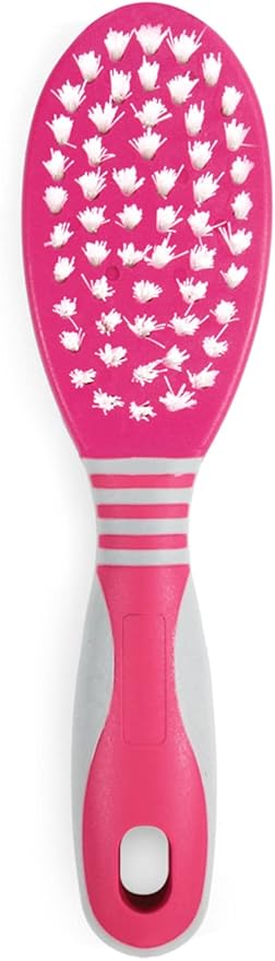 Ancol Ergo Soft Cat Brush with Bristles - Pet Kitten Multipurpose Hygiene Moulting Tool - Professional Grooming Accessory