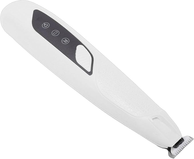 Pssopp Electric Cat Grooming Clippers, Electric Clippers Proof Body High Brightness LED Light Rechargeable Dog Trimmer for Small Area Hair Cat Grooming, (White)
