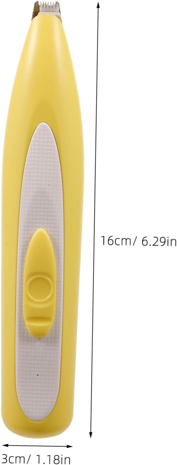 Hemoton Dog Hair Clipper Professional Grooming Clipper Battery-Powered Pet Hair Trimmer Cat Grooming Tool Silent Handheld Pet Remover