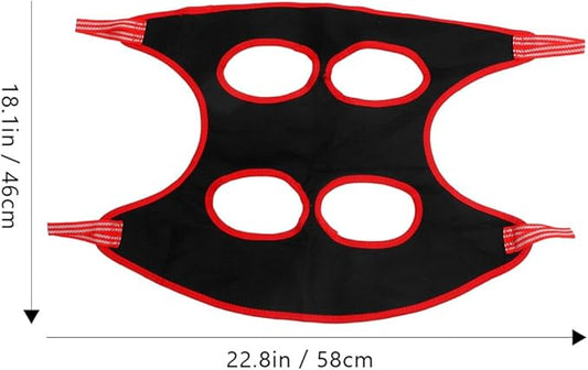 1set Hanging Grooming Hammock for Pets Ergonomic Cat Dog Nail Trimming Tool Easy to Install Lightweight and Design for Grooming and Medication