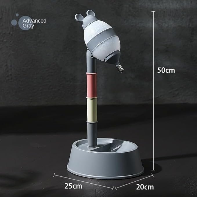 Buyter 2 in 1 Cat Feeder,Adjustable Dog Food Feeder & Water Dispenser,Pet Food Water Dish 2.2L Food and 528ML Waterer