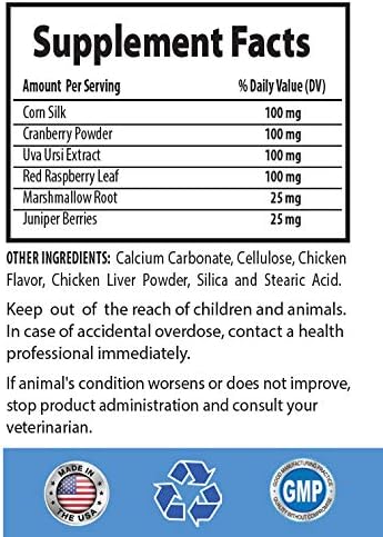 I LOVE MY PETS LLC cat Urinary Health Treats - PET Urinary Tract Support - Dogs and Cats - UTI Relief Complex - Cranberry for Cats - 180 Treats (2 Bottles)