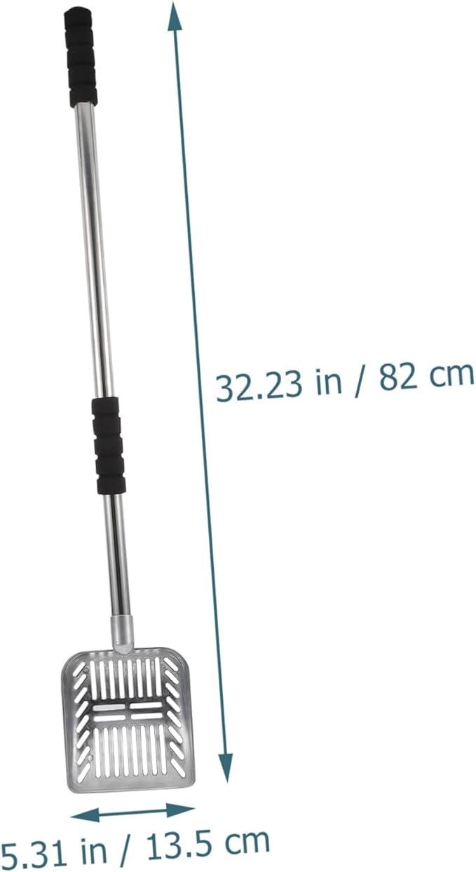GANAZONO Kitten Litter Shovel Handle Ergonomic Cat Litter Scooper for Cleanup Cleaning Tool for Pet Owners and Stores