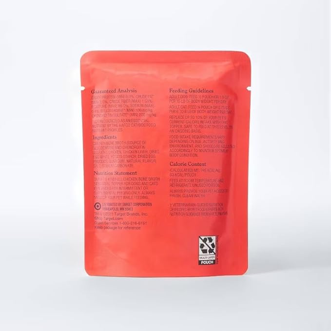 Kindful Chicken Bone Broth Stew Wet Meal Topper for Dog and Cat Food - 3oz