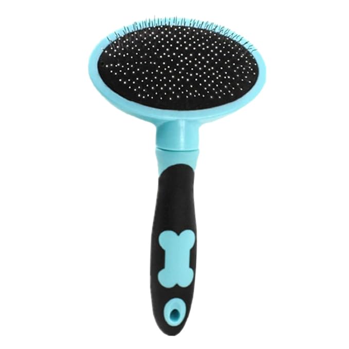 Comb Brush for Dogs Cats Pet Hairbrush Slicker Brush Deshedding Comb Cat Grooming Tool Comfortable Ergonomic Handle