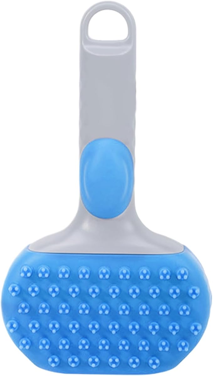 Cat Brush, Pet Grooming Brush Double-Sided, Knot Proof Deep-Cleaning Massager, Gentle Hair Care with Steam, Ergonomic Handle, Shedding Removal Bathing Kitten Dog Supplies