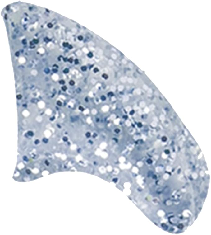 6 Month Supply Soft Nail Caps for Cats Silver Glitter Small - Extra Adhesives