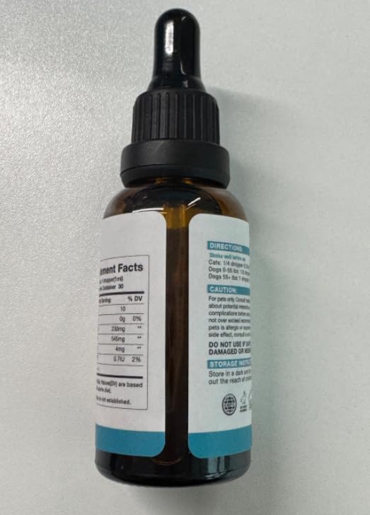 (3 Packs) Pet Oil for Dogs and Cats - Calming Oil Drop, Organic Pets Oils