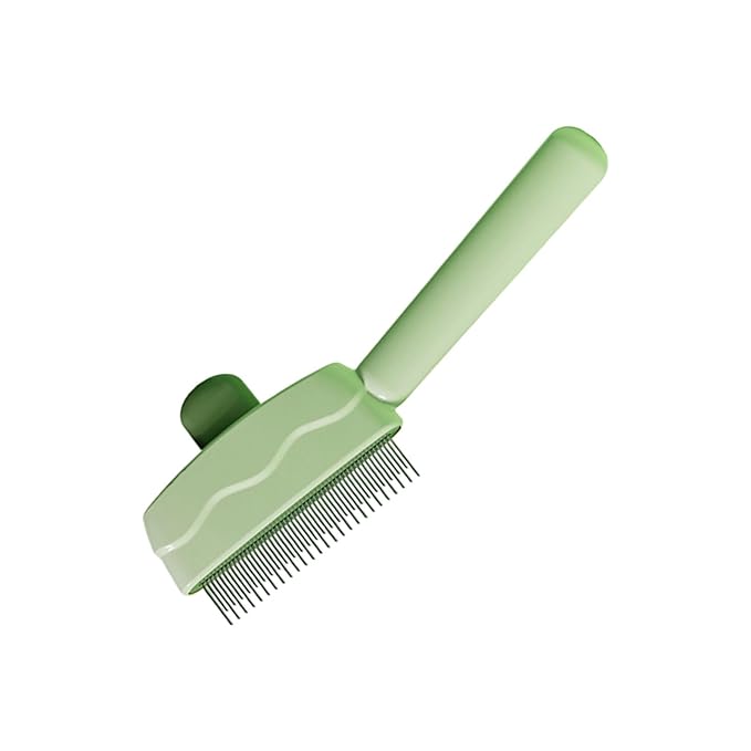 Cat Deshedding Brush with Massage Function ABS Cat Grooming Tool for Shedding Control and Coat Care