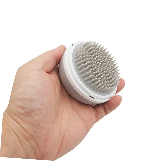SUPVOX Pet Hair Removal Brush Grey Multifunctional Grooming Comb for Bath Pet Hair Comb Tool Dog Scrubber for Bath