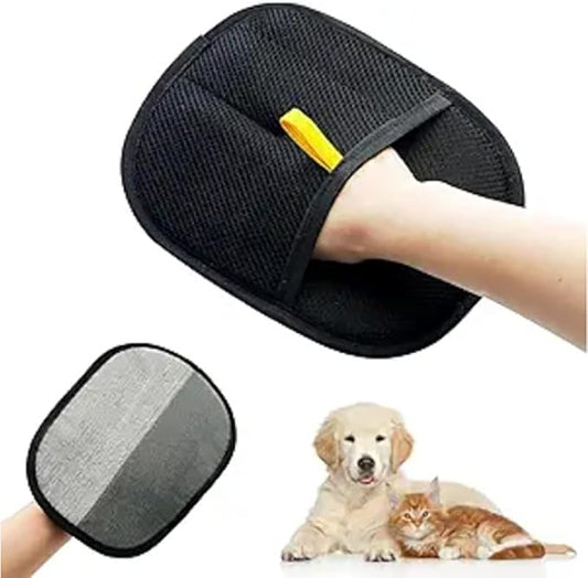 Cat Grooming Gloves, Pet Hair Removal Glove for Cats & Dogs, 2025 New Upgrade Efficient Grooming Gloves for Pet Hair, Reusable Pet Hair Remover Glove (2PC)