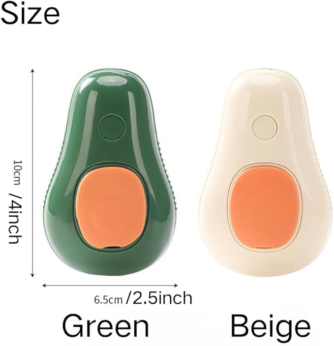 Cat Steam Brush, 3 in 1 Cat Comb for Massage, Self Cleaning Cat Brush with Water, Rechargeable Silicone Dog Steam Brush, Cat Bath Brush Eliminates Flying and Tangled Hair Cat Grooming Comb (Green)