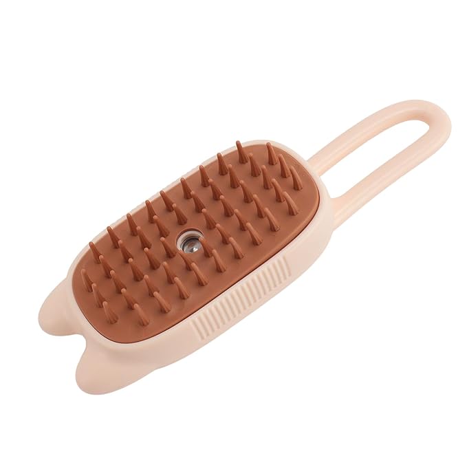 Steam Brush For Cats, One Click Spray Shedding Bath Brush Pet Grooming Brush With Spray Steam Spray Grooming Brush Cat Mist Brush For Cats and Dogs Grooming Supplies,