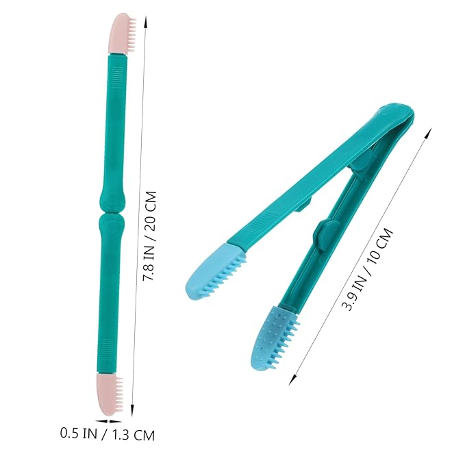 Yardwe 4pcs Cat Grooming Comb Lightweight Kitten Cleaning Brush for Tear Stains Dead Hair Ergonomic Design for Easy Combing Suitable for Long Haired Cats