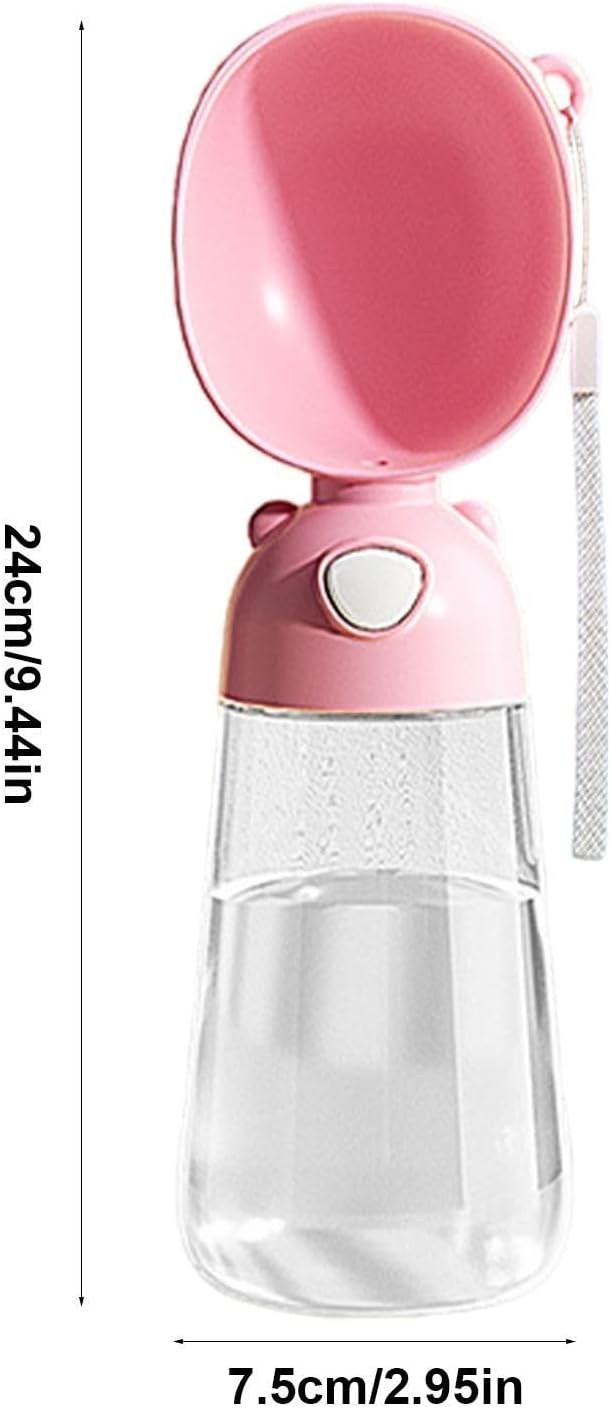 Dog Water Bottle, Leakproof Pet Drinking Bottle, Puppy Watering Dispenser for Walking Camping Outing Personal Pet Supplies Pets Protective Guard 500ml Capacity Professional Grade Authentic Model