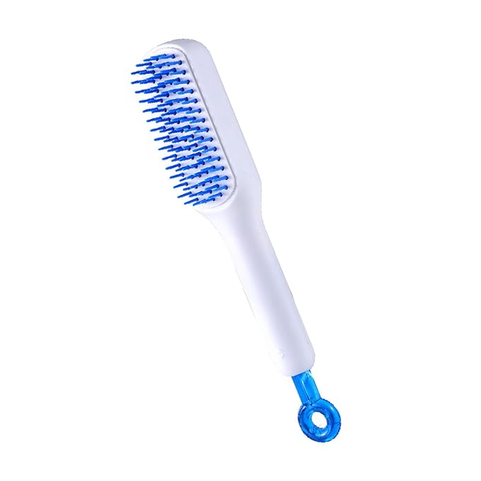Efficient Dog Grooming Brush for Small Pet Furs Remover with Retractable Handle for Home and Salon Use Supply