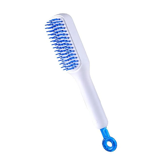 Efficient Dog Grooming Brush for Small Pet Furs Remover with Retractable Handle for Home and Salon Use Supply