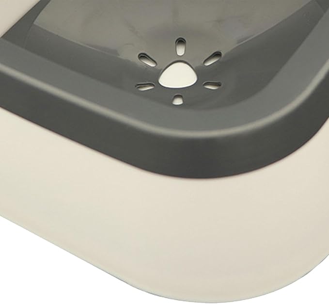 Dog Water Bowl Dispenser Water Feeder for Dogs Feeder Cat Dog Supplies Cat Bowls Water Dispenser for Pet Messy Drinkers Kitten, Gray