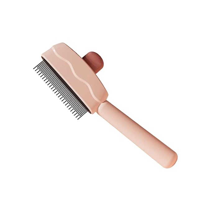 Cat Deshedding Brush with Massage Function ABS Cat Grooming Tool for Shedding Control and Coat Care