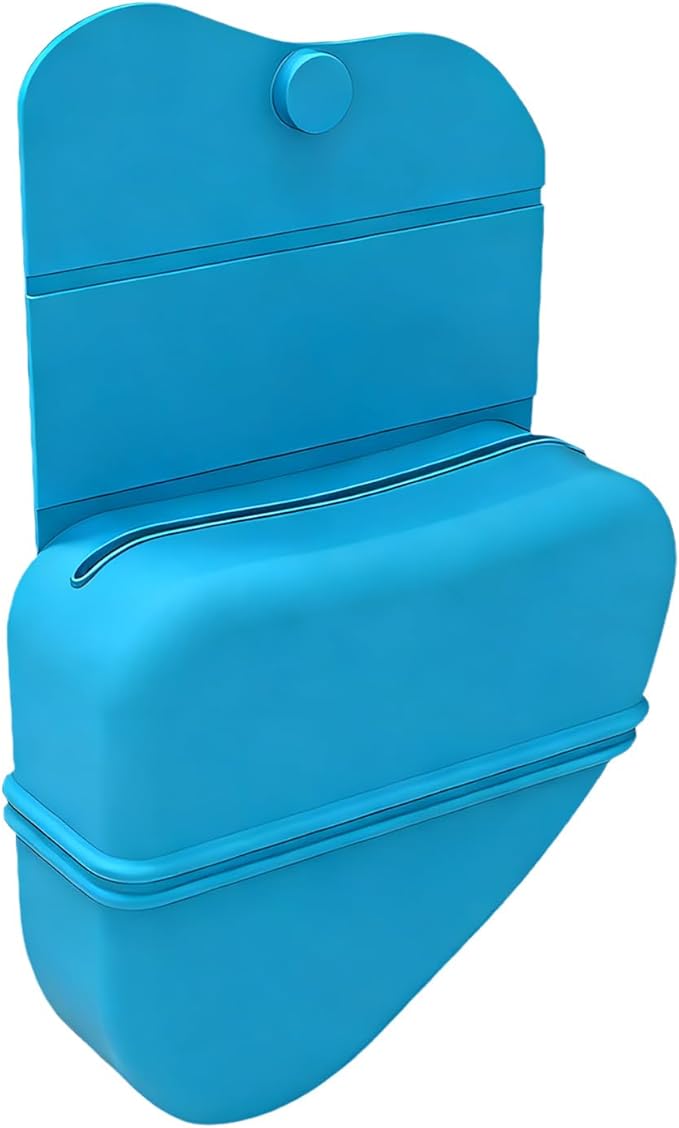 Large Capacity Puppies Snacks Carriers with Regulable Waist Strap for Storing Dry or Wet Dogs Pet Supplies Silicones Dogs Treat Bag Portable Pet Training Waist Bag Outdoor Feeders Puppies