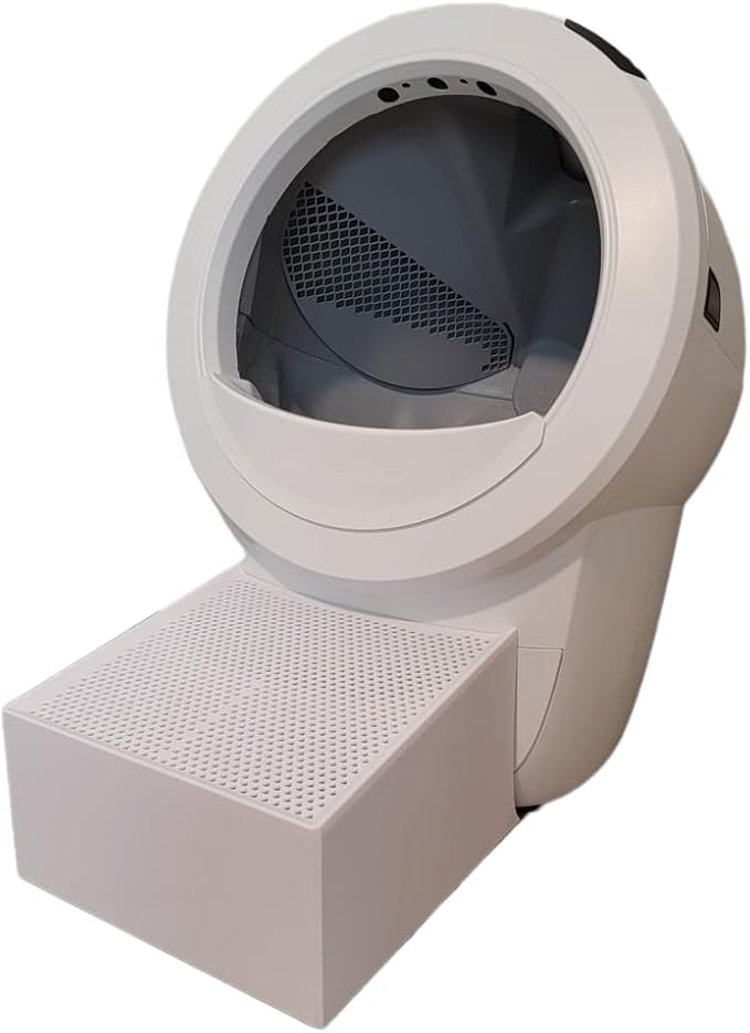 Litter Platform for Litter-Robot 4, 5, 5, Pro, EVO | Your Ultimate Tracking Solution! (White)
