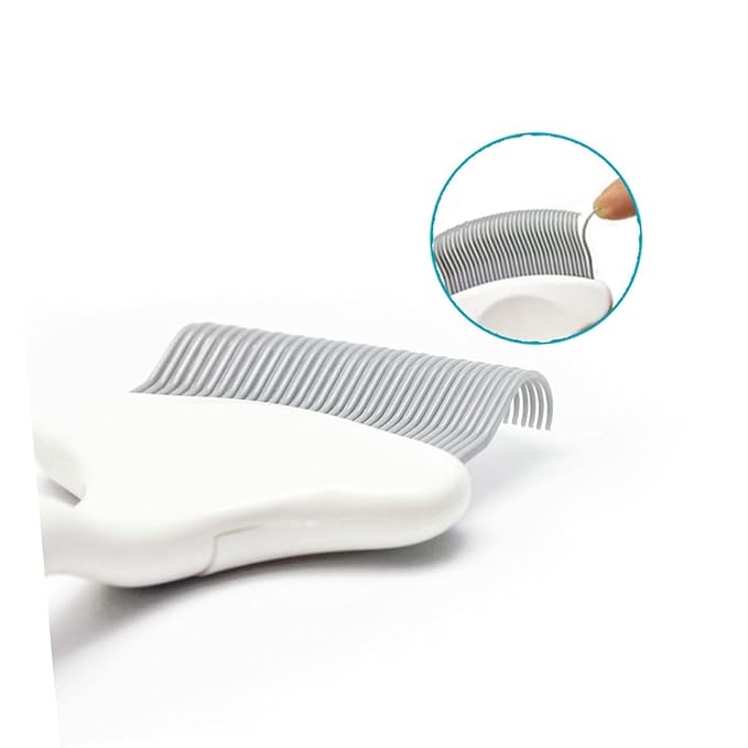 Milisten Cat Grooming Comb for Knot Removal Elastic Pin PET Cleaning Tool for Cats Sturdy PET Grooming Brush for Long and Short Fur