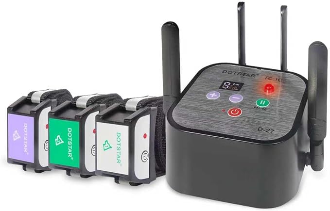 Dog Wireless Fence 2026 Newest Pet Intelligent Electric Containment System, Low Battery AI Smart Alarm Dog Out of Range Reminder, Display Receiver Battery Level, Waterproof Rechargeable Dog Fence