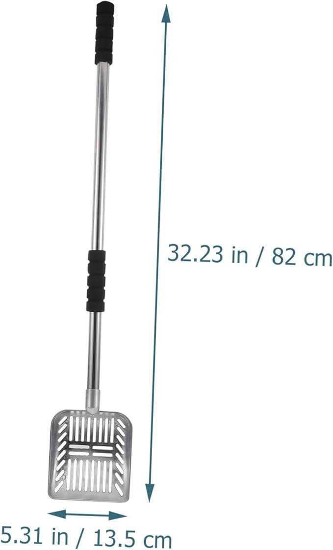 Mikikit Handle Cat Litter Scoop Detachable Cleaning Tool for Easy Pet Waste Removal and Compact Cat Litter Shovel for Home Use