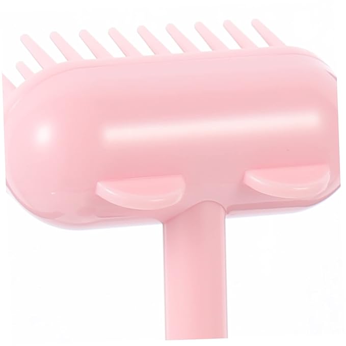 Mipcase Scratch Brush Pet Massage Brush Durable Cat Grooming Tool for Self-grooming Stress Relief Hair Removal Safe Material for Cats and Dogs Pink