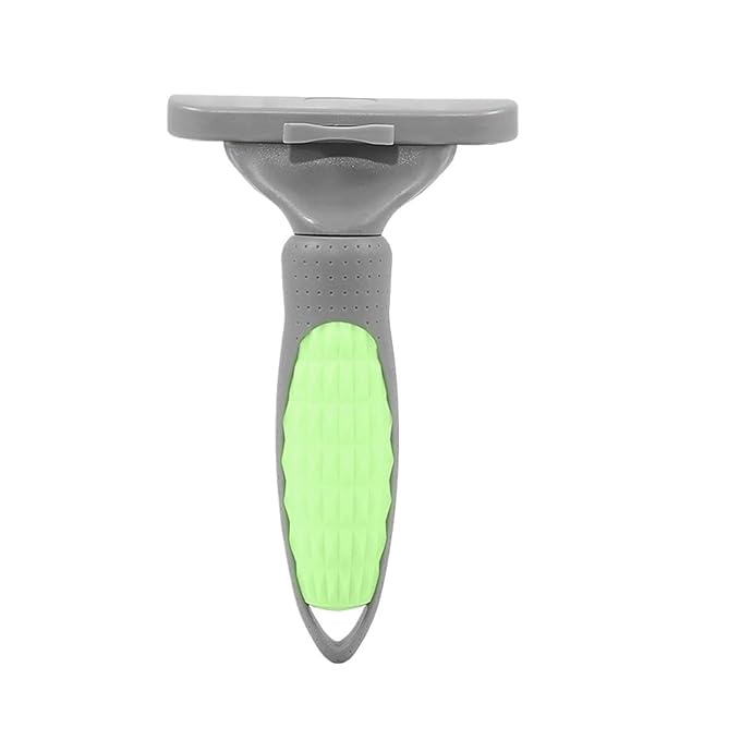 Pet Thinning Comb Large Dog Knotting Hair Removal Comb One Click Cleaning Of Floating And Broken Hair Cat Dog Supplies(Green,S-16x5.5cm)