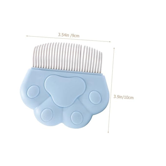 Hemoton Dog Cat Grooming Tools 3pcs Pet Grooming Brush Set Poodle Comb Brush Wear-resistant Compact Portable