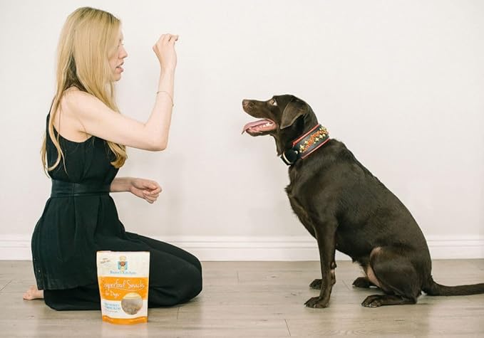 Sweet Potato Turmeric Freeze Dried Dog Treats USA Sourced and Small Batch Made - Human-Grade, All Natural Superfood Dog Snacks Without Artificial Preservatives, Grain Free - 3.5 oz