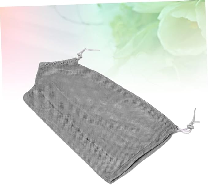 Sosoport Multi-Function Mesh Cat Grooming Bag for Bathing Nail Trimming Feeding Breathable Pouch for Cats and Kittens Grey