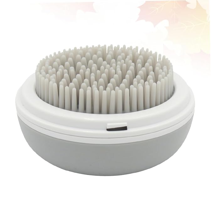 SUPVOX Pet Hair Removal Brush Grey Multifunctional Grooming Comb for Bath Pet Hair Comb Tool Dog Scrubber for Bath