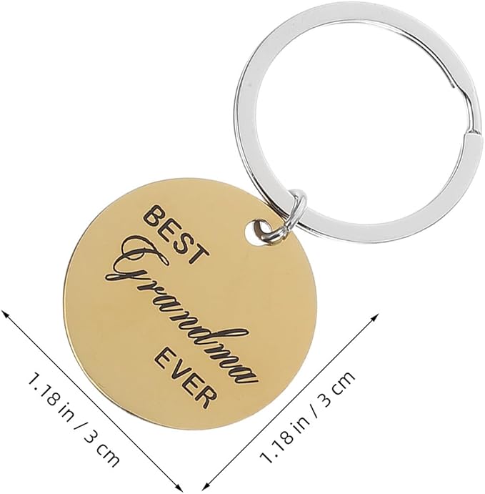 4 Pcs Stainless Steel Pet Id Tags Dog Name Tags with Keychain for Puppy and Cat Collar Round Engraved Custom Pet Supplies Multi-Color Pack