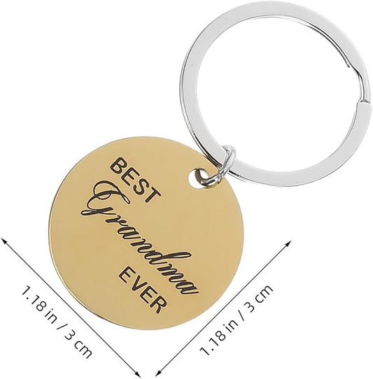 4 Pcs Stainless Steel Pet Id Tags Dog Name Tags with Keychain for Puppy and Cat Collar Round Engraved Custom Pet Supplies Multi-Color Pack