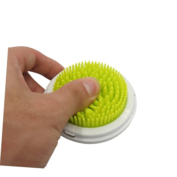 Happyyami Massage Comb Multifunctional Grooming Tool for Bathing and Detangling for Dogs and Cats Skin-friendly Design Pleasant Grooming