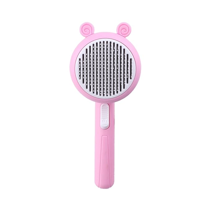 Pet Brush Slicker Combs Bent Steel Needle For Shedding & Grooming For Most Long/Short Hair Dogs Cats Pet Slicker Brush With Soft Massage Grooming For Cats With Double