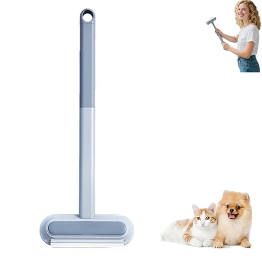 3-in-1 Pet Hair Remover, Multifunctional Hair Removal Brush, Multifunctional Pet HairRemover with Long Handle, Window Screen Cleaning Brush, for Carpets, Couches, Beds, Car Seats (1Pcs)