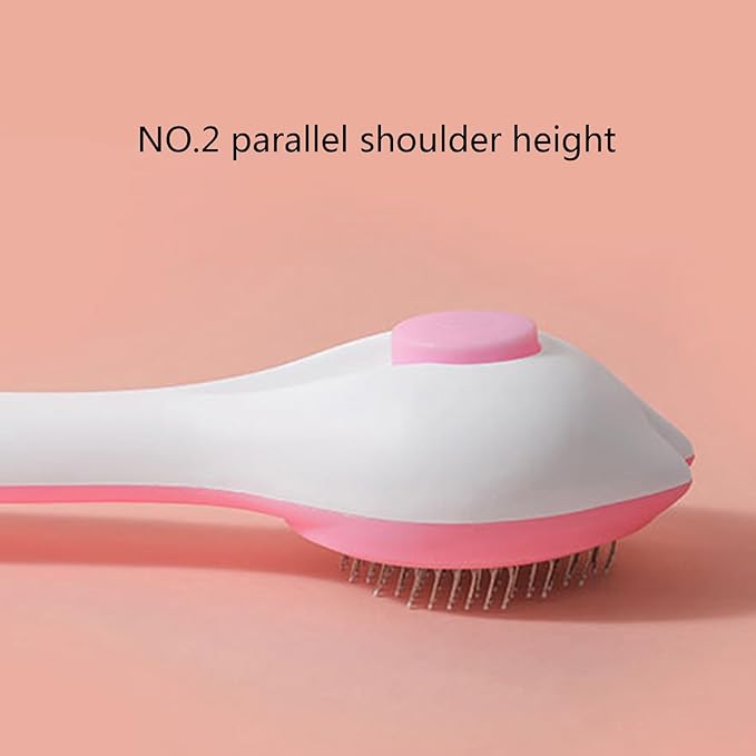 Pet Brush Slicker Combs Bent Steel Needle For Shedding & Grooming For Most Long/Short Hair Dogs Cats Pet Slicker Brush Soft Massage Grooming For Cats Double Coat Short