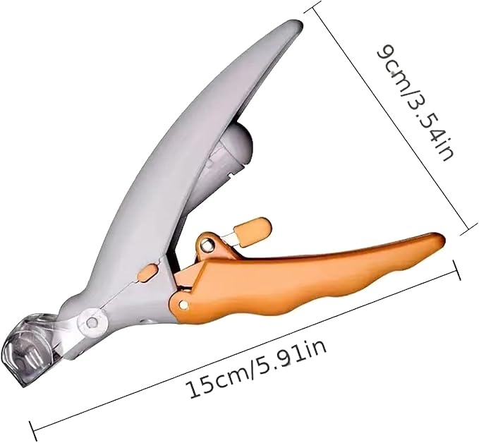 Cat Nail Clipper - with Magnifying Mirror for Precise Grooming, Dog Toenail Clippers with Safety Guard for Kitten Puppy Small Animals Rabbit Grooming Trimming Clipping, Ergonomic Handle Design