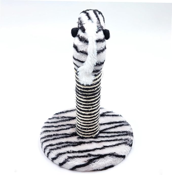 GLEAVI 2pcs Cat Scratching Posts with Animal Patterns Vertical Cat Climber and Comfortable Floor Scratching Pole and Kittens Small Size
