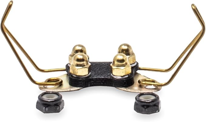 Educator CPAD-011 Receiver Contact Pads ONLY – Fits RX-090, RX-120 & RX-1000 – Winged Ultra Comfort Brass for Long or Thick Coat Dogs – Not Compatible with RX-070 or ME-300
