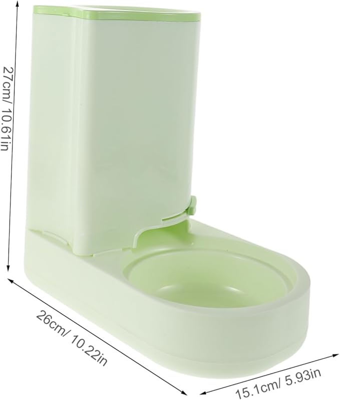 MERRYHAPY Cat Feeder Auto Feeder Kitten Bowl Dry Food Feeding Station Outdoor Cat Station Pet Food Dispenser Non-Slip