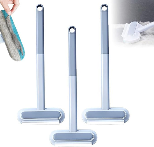 4 in 1 Pet Hair Removal Tool, Multifunctional Pet Hair Remover, Long Handle Cat and Dog Hair Removal, Washable Cat Hair Remover Brush for Car, Couch, Carpet, Clothes, Window and Laundry (3 Pcs)