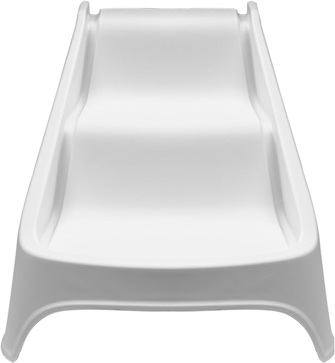 Litter-Litter-Robot 4 Ramp by Whisker, White - Cat Ramp for Litter Box, Custom Fit for Litter-Robot 4, Non-Slip Rubber Feet, Suitable for Small & Elderly Cats, Made in The USA