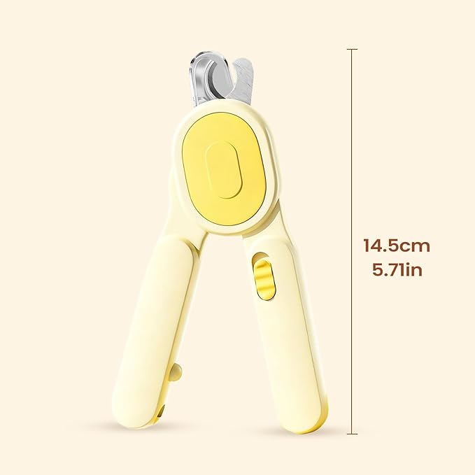 Pet Nail Clippers - Heavy-Duty Grooming with LED Light | Pet Nail Trimmer for Cutting | for Medium Large Breeds Puppy Kitten Animals Home Bathroom Shelter