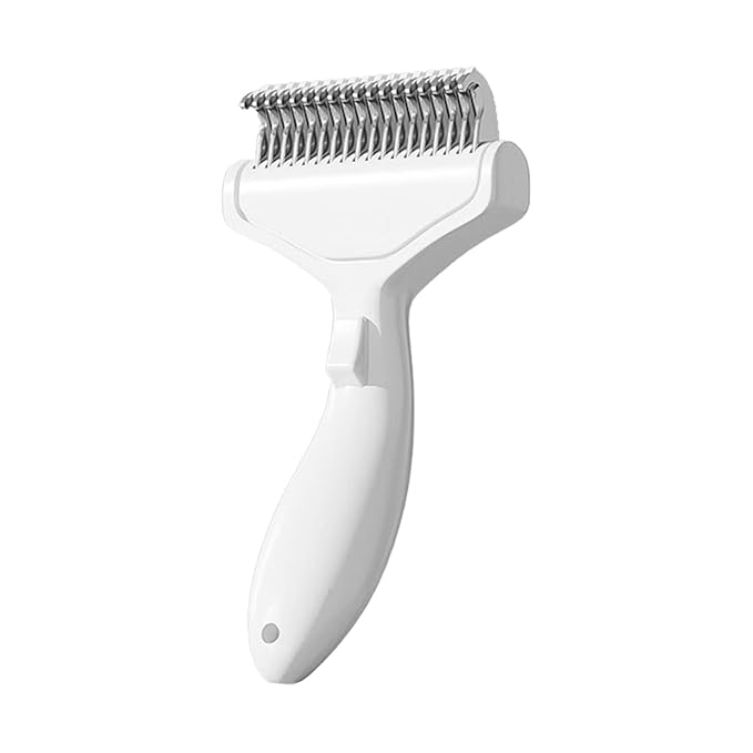 Stainless Steel Pet Detangling Comb for Dog Cats to Remove Shedding Furs Hair Mats Knots and Tangles Grooming Tool Pet Deshedder Comb